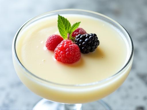 Delicate Panna Cotta dessert
